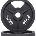 Olympic Cast Iron Weight Plate for Strength Training & Weightlifting