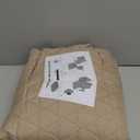 TAOCOCO 100% Waterproof Recliner Cover - Recliner Chair Cover with Non-Slip Granule, Elastic Band, Storage Pockets (Taupe, Large-28'')