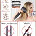Automatic Curling Wands Attachments with 2 Curlers for Dyson Supersonic Hair Dryer Airwrap, Waver Styling Iron Tool Blow Dryer Accessories Set Detangling Comb and Heat-Resistant Glove