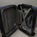 Amazon Basics 21" Hardside Carry-On Luggage with Multi-directional Wheels, Expandable for Up to 25% More Space, Scratch-Resistant Surface, Organized Interior, Navy Blue