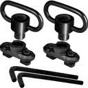 2 x QD Swivels,Quick Detachable Sling Swivels,Sling Attachments Sling Swivel Studs (1.25inch QD Swivel Mounts(2pcs))