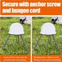 TR-1518 Satellite Tripod Mount,Compatible with Carryout(GM-1518, GM-1599, GM-MP1), Pathway and Playmaker RV Satellite Antennas,and Adjustable Height (14.5 inches-22 inches).