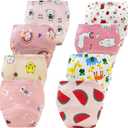 Upairy Training Pants for Girls Boys,Toddler Potty Training Underwear,Leakproof Reusable Kid Confident Panties,Children's Potty Underwear 100% Cotton for 2T-6T(8PCS,L)