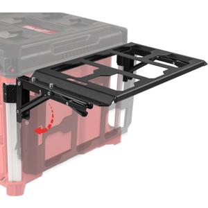 Folding Packout Mount Compatible with Milwaukee Packout Toolbox,Side Storage for Your Packout System
