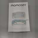 Momcozy Bottle Brush Set - Baby Bottle Cleaner Kit with Silicone Brush, Nipple Brush, Straw Brush, Soap Dispenser, Drying Rack - 7 in 1 Bottle Cleaning Tool for Home and Travel, Green (Classic Style)