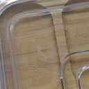 Charcuterie Boards with Foldable Lid, Portable Bamboo Cheese Board with 6 Compartments, Clear Locking Lid and Handle, Easy to Store, Suitable for Picnics, Camping, Parties & Housewarming Gifts