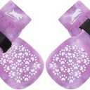 EXPAWLORER Anti Slip Dog Socks to Prevent Licking Paws, Dog Shoes for Hot Pavement, Dog Booties for Small Medium Large Senior Dogs, Traction Control Boots & Paw Protectors for Hardwood Floors