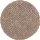 Better Trends Bathroom Rug 100% Cotton Non-Slip Washable Bath Mat, Soft & Absorbent Bath Rugs for Bath Room, Shower, Bathtub and Spa Floors 30 Round Beige Trier Collection (2'6" (Round))