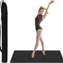 Avoirdus Portable Dance Floor Mat for Ballet & Turn Practice, Non-Slip Spin Training Mat for Dancers, Smooth Turning Surface, Round 33 Inch or 6.6 x 3.9 Ft Rectangular (Square)