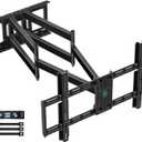 Heavy Duty Long Dual Arm TV Wall Mount Holds up to 179 lbs, Swivel and Tilt TV Mount with 40.9" Extended Articulating Arms for Most 42-90 inch TVs, VESA 800x400mm, Fits 16''-18'' Wood Studs