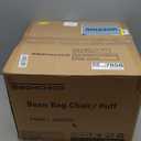 EBENCHICO Giant Bean Bag Chair Sofa for Adults Teens, Comfy Corduroy Large Bean Bag Chairs with Armrests for Bedroom Living Room, Adult Bean Bag Lazy Sofa Couch Chairs with Filler Included (Dark Gray)