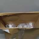 Wettarn 50 Pcs Large Clear Christmas Ornaments 4 Inch/100 mm Clear Plastic Fillable Ornaments Ball Transparent DIY Crafts Balls for Christmas Tree Decorations Wedding Holiday Home Party Hanging Decor