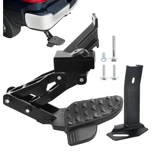 ASOPARTS Rear Bed Step Compatible with 2019 2020 2021 2022 2023 2024 Dodge Ram 2500 3500 Retractable Bumper Tailgate Step # 82215842AE 82215842AC 82215842AD 82215842AH