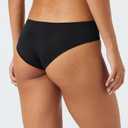 Amazon Essentials Women's Microfiber Underwear (Hipster & Thong, Available in Plus Size), Pack of 6 (Black/Washed Bronze)