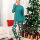 Family Pajamas Christmas Matching Sets Xmas Family Pjs Set Couple Holiday Jammies Women/Men Festival Sleepwear Adult (M)