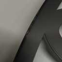 Maxstar Large Round Wall Clock for Living Room Decor Battery Operated Non Ticking Black Metal Wood Clocks for Home Living Room Garden Farmhouse Office Kitchen Decoration -24 inch (Black-arabic Numerals)