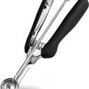 Extra Small Cookie Scoop 1 tsp, Professional Stainless Steel Mini Ice Cream Scoop 25 mm, Melon Baller Scoop Good Soft Grips, Quick Trigger Release