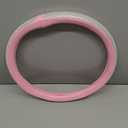 Steering Wheel Cover Women Pink Bling Diamond Steering Wheel Cover, Leather Cute Steering Wheel Covers with Crystal Rhinestones, Breathable, Anti-Slip Universal Fit 14.5-15 Inch Bling Car Accessories