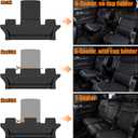 Auxko Floor Mats Cargo Mat Backrest Mat for Ford Explorer 2020-2026