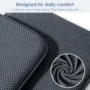 SWEMSTAR Chair Cushions - 15"*17" Kitchen Dining Chair Pads Foam Seat Cushion for Chairs Barstool Cushions Non Slip Seat Pad