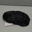 Artjosy Imitation Colonial Men Cosplay Wigs Long Natural Black Curly Ponytail Synthetic Wigs Heat Resistant Character Costume Wig for the Imitator to Cherish and in Memory in the Party or Halloween