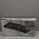 Cusimax Electric Stove, 1800W Infrared Hot Plate, 7 Inch Ceramic Glass Portable Double Burner Cooktop for Dorm Office Home Camp, Compatible w/All Cookware, Heat-up In Seconds-Upgraded Version