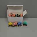 18Pcs Dinosaur Pull Back Cars Set for Kids Toddlers, Bulk Mini Racing Vehicles Toys Party Favors, Pinata Fillers, Goodie Bag Stuffers, Classroom Prizes for Boys Girls