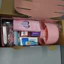 21Pcs Pink Desk Organizers and Accessories With Mesh Desk Organizer and 360Rotating Pen Holder and a Lot of Office Pink Office Supplies Beautifully Presented in a Gift Box