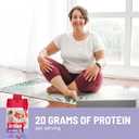 SlimFast Protein Shake, Strawberry- 20g Protein, Meal Replacement Shake Ready to Drink, High Protein with Low Carb and Low Sugar, 24 Vitamins and Minerals, 12 Count (Pack of 1) (Packaging May Vary) (EXP 08/13/25)