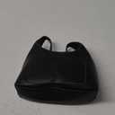 Women Tote Handbags Chic Vegan Leather Tote Bag Purse Stylish Casual Trendy Large Soft Shoulder Bag, Blac