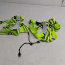 LED Reflective Vest Running Gear, High Visibility Reflective Running Gear, Rechargeable Light Up Running Vest for Night Running, Cycling, Walking, Adjustable Reflective Vest for Men and Women, 2 pack