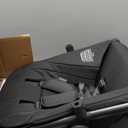 UPPAbaby RumbleSeat V3 Second Lower Seat - Compatible with Vista V2 and Vista V3 - All-Weather Seat + Magnetic Buckle Adapters Included - Jake (Charcoal/Carbon Frame/Black Leather)
