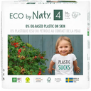 Naty Eco-Friendly Tape Style Diapers, 26 Pieces, Size 4, 7-18kg, Plant-Based, GM-Free, FSC Certified, Breathable and Rash-Preventing