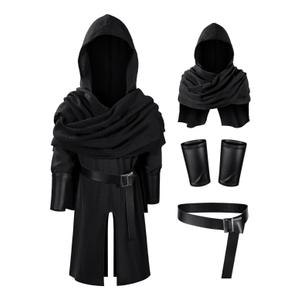 TOKYO REVENGERS Kids Medieval Renaissance Pirate Costume Knight Cosplay Outfit LARP Costume Accessories Set 150