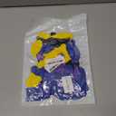 HILAVO Purple Blue Yellow Black Balloons 60 Pcs Metallic Purple Royal Blue Black Yellow Game Latex Balloon Gaming Party Balloon for Kids Gamer Night Birthday Graduation Party Decoration Supplies