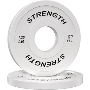 XDDIAS 2-Inch Bumper Plates, Barbell Rubber Olympic Weight Plates Set for Home Gym Strength Training, 20-260lbs, Multiple Options (1.25LB Pair)