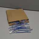 Rapink 24 Pack Cat6a Ethernet Patch Cables 0.5ft Blue, Supports 10G, Snagless, Slim, Ideal for Patch Panel to Switch, Data Center, Improves Airflow