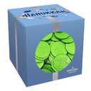 The Dreidel Company White Dairy Milk Chocolate Coins, Green Foil Design Hanukkah Gelt, Kosher Cholov Yisroel, Made in Israel (Half-Pound) (BBD 11/02/27) Pack of 2