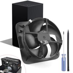for Xbox Series X Internal Cooling Fan Replacement for Xbox Series X Console CPU Cooler with Repair Tools