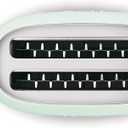 SMEG 4 Slice Toaster TSF02, Long Slot Toaster with Wide Slots for Bagels & Artisan Bread, Retro Stainless Steel, 6 Browning Levels, Defrost Reheat Bagel Functions, 1400W - (Pastel Green)