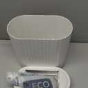 ELPHECO Bathroom Can with Lid Butterfly, Motion Sensor Can Bathroom Decor Automatic Garbage Can Wastebasket Bathroom Accessories, Kitchen, Living Room, Office, White Gold