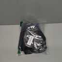 Obstal Fitted Table Clothes for 6 Foot Rectangle Tables, Reversible Waterproof Stain Resistant Elastic Stretch Tablecloth, Wipe Clean Table Cover for Outdoor/Indoor Use, Fits Tables 72x30 Inch, Black