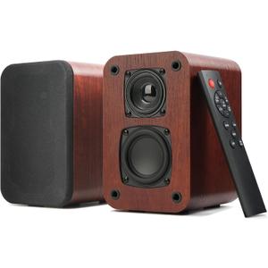 Powered Bluetooth Bookshelf Speakers, 40W Record Player Speakers with 2.75 Inch Woofer, Stereo Speakers with Optical/AUX/TV-ARC Connection for Turntable, No Receiver or Amplifier Required.