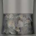 Amerdeco 25 Pack 1-1/4 inch Kitchen Cabinet Knobs Brushed Gold Cabinet Knobs Bedroom Dresser Round Drawer Knobs Single Hole Cabinet Handles