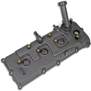 MITZONE Plastic Valve Cover Set Compatible with 2004-2016 Nissan Armada Pathfinder Titan NV2500 NV3500 Infiniti QX56 5.6L # 13264-ZE01A 13264-ZE00A