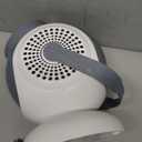 Rechargeable Bubble Machine - Auto 360 Rotation, 75 Tilt Range, 10 Large Wands - Bubbles Blower Maker for Kids, Toddlers, Outdoor Play, Wedding, Birthday, Parties, Gifts Toys for Boys, Girls (White)