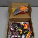 25 Pcs Inflatable Guitar Set 12 Pcs 35 Inch Red Blow Guitars 12 Inflatable Microphone with a Pump for 80s 90s Party Carnival Party Decorations