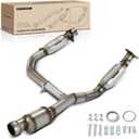 A-Premium Catalytic Converter Kit Direct-Fit Compatible with Chevy & GMC - Silverado 1500 14-18, Suburban 15-20, Tahoe 15-20, Sierra 1500 14-18, Yukon 15-20, Yukon XL 15-20 - 4.3L 5.3L - EPA Compliant