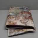 Lahome Modern Abstract Kitchen Runner Rugs Non Skid Washable, 2x6 Rug Runners for Hallways Bathroom Laundry Room, Non Slip Indoor Floor Carpet Runner for Bedroom Home Decor, Red/Multi