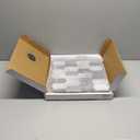 The Tiles Plaza 10-Sheet Peel and Stick Backsplash, 12" x 11.5" Grey Cement Long Hexagon Self-Adhesive Wall Tile, Stone Composite Stick On Decorative Mosaic Tile for Kitchen Bathroom Fireplace